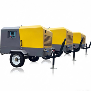 Compresor de Aire de Tornillo Portátil con Motor Diésel de 17/<span class=keywords><strong>20</strong></span> Bares y 1200 CFM, Alta Presión de 25 Bares para <span class=keywords><strong>Trabajos</strong></span> de Construcción e Industria Minera - Product Image 4