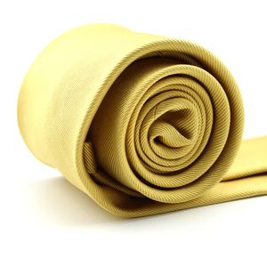 Bonita Casa de Campo Regimental China venta al por mayor corbata personalizada Grosgrain 100% seda Jacquard tejido hombres mostaza amarillo corbata <span class=keywords><strong>para</strong></span> hombres - Product Image 3