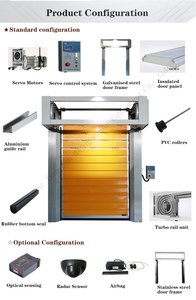 Puerta automática <span class=keywords><strong>de</strong></span> alta velocidad Motor <span class=keywords><strong>de</strong></span> puerta enrollable <span class=keywords><strong>de</strong></span> PVC <span class=keywords><strong>Persiana</strong></span> enrollable rápida Aislamiento <span class=keywords><strong>de</strong></span> puerta <span class=keywords><strong>de</strong></span> PVC <span class=keywords><strong>para</strong></span> almacenamiento en frío - Product Image 4
