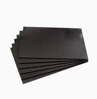 Plaque en fibre de carbone mate 3K, taille personnalisée, plaque composite