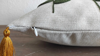 Taies d'oreiller en coton tricoté à motif uni, style rétro abstrait, pour la maison, antibactériennes, personnalisables