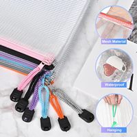 Sac de rangement multifonctionnel léger et étanche avec fermeture éclair pour papeterie et jouets, grande capacité, vente en gros d'usine