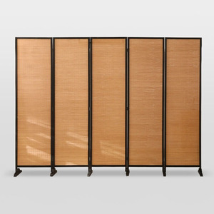 Ven biển theo chủ đề Retro hiên Trung Quốc màn hình gấp gỗ rắn phòng khách màn hình với thiết kế nghệ thuật - Product Image 4