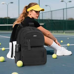 Sac à dos de tennis personnalisé en gros avec logo pour 2 raquettes avec compartiment à chaussures ventilé Sac de sport professionnel pour hommes et femmes - Product Image 5