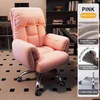 Chaise de bureau ergonomique, chaise de jeu confortable, chaise de bureau pour longues sessions, chaise de patron, chaise d'étude à domicile