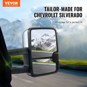 Par de Espejos de Remolque Nuevos DB al por Mayor con Calefacción, Señal de Flecha LED y Ajuste Eléctrico Compatibles con Chevy Silverado y GMC 2008-2014 - Product Image 2