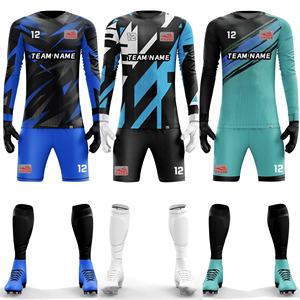 Maglia da calcio da uomo maglie personalizzate da allenamento produttore di squadra personalizzabile Set di maglia kit da calcio portiere - Product Image 1