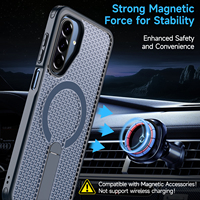 Étui magnétique respirant à dissipation thermique avec support dissimulé pour Samsung Galaxy A18 A17 A16 4G 5G – Coque arrière tendance
