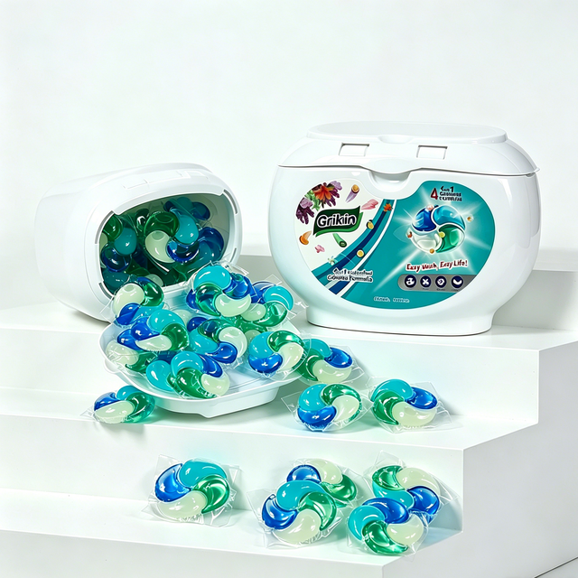 2026 New Pods Detergent Capsules 99.9% Anti-Bacterial Liquid Pods Plant-Based Cleaning Pods for Laundry