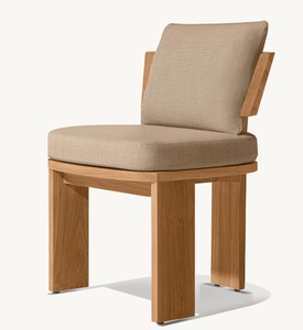 लक्जरी घरेलू सागौन इनडोर और आउटडोर डाइनिंग टेबल और कुर्सी सेट - Product Image 5