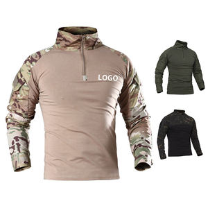 Camicie da esterno personalizzate più popolari camicia da arrampicata da caccia a maniche lunghe camicia sportiva in cotone camicia da uomo abbigliamento da trekking - Product Image 1