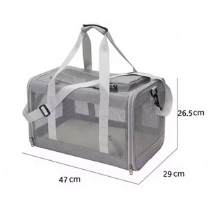 Free Sample Pet <b>Carrier</b> Travel <b>Carrier</b> for Dogs or <b>Cats</b> portable Pet Bag Tote <b>Soft</b> Sided Airline Approved Pet <b>Carrier</b> Bag - Product Image 1