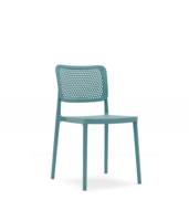 Chaise de salle à manger empilable en plastique PP, dossier ajouré en maille, chaise d'appoint nordique pour la maison, le restaurant, le café, la terrasse, 6 couleurs disponibles