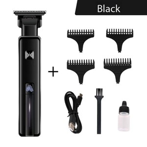 Chuyên Nghiệp Điện Có Thể Sạc Lại Tóc Tông Đơ Mới Đến Thép Không Gỉ Lưỡi USB Nguồn Điện Chúng Tôi Cắm Loại - Product Image 4