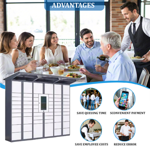 Casier intelligent de livraison de colis en libre-service pour l'extérieur, contrôleur intelligent, armoire intelligente pour la livraison express et la livraison de colis - Product Image 4
