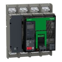 C125H42EFM 1250A4P Kompaktleistungsschalter im Gehäuse, Nennspannung 690V AC, 85 kA Abschaltleistung, fester Typ, ComPacT NS Serie, brandneu.