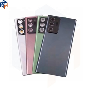 Note 20 Ultra verre arrière pour Samsung Galaxy Note20 Ultra 5G <span class=keywords><strong>N986B</strong></span> N986U batterie porte arrière panneau de couverture arrière boîtier objectif de caméra - Product Image 1