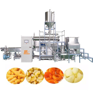 Machine automatique de fabrication de snacks au riz soufflé extrudeuse à double vis machine à granulés de snacks feuilletés à <span class=keywords><strong>prix</strong></span> raisonnable - Product Image 6