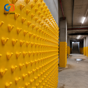 แผ่นป้องกันคอนกรีต HDPE แบบสมัยใหม่ ทนทานต่อรังสียูวี สำหรับผนังอุโมงค์ ระบบระบายน้ำ เขื่อน กันน้ำ สวนสาธารณะ โรงเรียน - Product Image 6