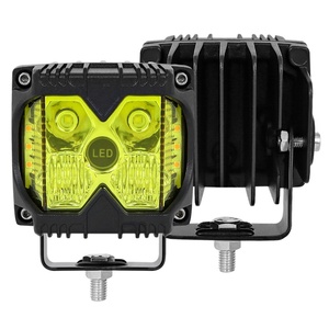 ไฟทำงาน LED คุณภาพสูง ขนาด 3 นิ้ว สีเหลือง สำหรับรถยนต์ 4x4 ไฟแฟลช ไฟสปอร์ตไลท์สำหรับขับขี่มอเตอร์ไซค์ ไฟเดย์ไลท์สำหรับรถจี๊ป - Product Image 2