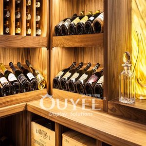 Design d'intérieur de magasin de vin, étagères à <span class=keywords><strong>alcool</strong></span> en bois, étagères à spiritueux, vitrine à whisky - Product Image 4