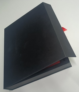 Personalizado 157G doble cobre mate película montada 2MM cartón duro EVA bandeja interior negro en forma de <span class=keywords><strong>libro</strong></span> Flip UV revestimiento impermeable - Product Image 5