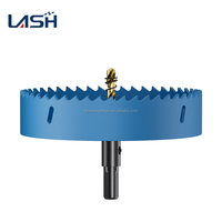 Foret de centrage bimétallique Lansheng modèle LS00039 40 mm grande taille, tige de 10 mm, pour perceuses à main de table, utilisation multi-matériaux, fabriqué en Chine