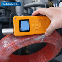 Detektor Gas Ozon O3 Portabel Pompa Pengambil Sampel Sensor Elektrokimia IP65 Alarm Suara dan Cahaya USB Dapat Diisi Ulang