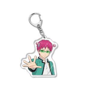 Porte-clés Anime La vie désastreuse de <span class=keywords><strong>Saiki</strong></span> K, modèle en acrylique <span class=keywords><strong>Saiki</strong></span> <span class=keywords><strong>Kusuo</strong></span> Teruhashi Kokomi, cadeaux de Noël - Product Image 2