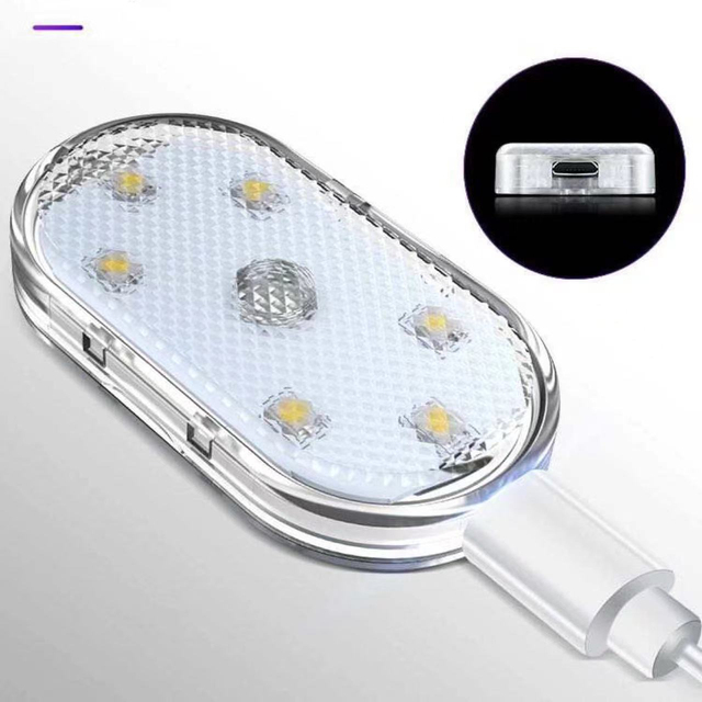 Car RGB Atmosphere Light Universal Interior Ambient Mini Auto USB Charging Reading Lamp Car Led Stick Touch Sensor Light