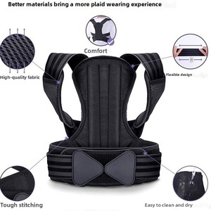 Voor Heren Dames Professionele Bescherming Rug Correctie Riem Onzichtbare Ademende Mesh Verstelbare Rugondersteuning - Product Image 3