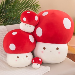 Nuovo modello personalizzato carino Kawaii simulazione piccoli Peluches fungo all'ingrosso personaggi dei cartoni animati animali di peluche per le donne - Product Image 3