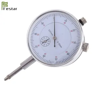 Discount Metric Dial Indicator 0-10mm x 0.01mm Precision Test Gauge Dial Test Measuring Instrument