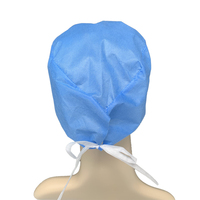 2017/745 Bonnets chirurgicaux jetables verts en spunbond à liens, bonnets de chirurgien et bouffants, bonnets de bloc opératoire