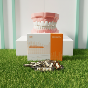 Dientes Anteriores Inferiores Acrílicos Dentales Multicapa de Fábrica ZUNCHI para Uso Manual en Prótesis Dentales, Clase II, Garantía de 3 Años, CE ISO - Product Image 1