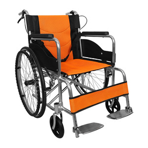 รถเข็นวีลแชร์ Jinshoutang แบบปรับได้ ขนาด 24 นิ้ว โครงหนา รับน้ำหนักได้ 90 กก. สำหรับผู้สูงอายุและผู้พิการ - Product Image 2