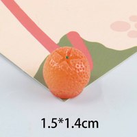 Diy Schattige Kleine Groothandel 1 2Cm Mini 3d Hars Ambachtelijke Nep Oranje Decoratie Druif Kunstfruit