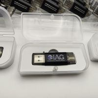 Unidad Flash USB2.0 Tipo C de 32GB/64GB (Interfaz Dual para Android/Teléfono/Tableta/Computadora/Portátil/MacBook OTG) Metálica Plateada, 1 Año de Garantía