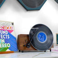 GOKA-R11 HIFI tourne-disque vertical Mise à jour en usine Offre Spéciale platine vinyle rétro et gramophone en bois Nouveau Design platine