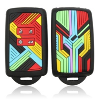 Étui de protection pour clé de voiture en silicone compatible avec Renault, couleur assortie, adapté aux nouveaux modèles, vente en gros directe d'usine