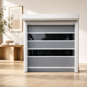 Puerta Industrial Enrollable Rápida Automática de PVC, Cortina Enrollable para Almacén, Fábrica y Taller - Product Image 6