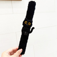 Bracelet claquant en peluche d'Halloween, poupée de dessin animé, décoration de poignet, multifonctionnel, pour fête, cosplay, jouet pour enfants, idéal pour les fêtes