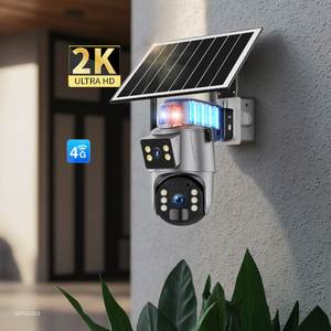 Hot bán mới nhất UBOX App Wifi năng lượng mặt trời PTZ máy ảnh pin báo động bằng giọng nói không dây nước bằng chứng IP66 ngoài trời an ninh IP <span class=keywords><strong>Camera</strong></span> - Product Image 2