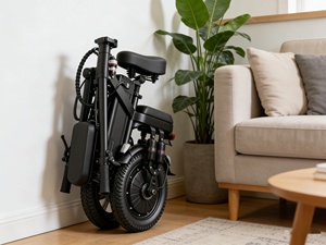 Bicicleta Plegable Urbana Ultraligera de Fábrica, Vehículo para Desplazamientos con Batería de Litio Asistida de 72V, 40-60km/h - Product Image 3