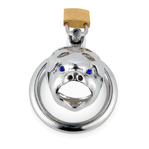 Sexbay Zodyak Domuz Şeklinde Bekaret Kafesi Metal Penis Erkek Penis Kilidi Esaret Cihazı - Product Image 5