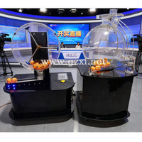 Huaxi Huaxi-M Lotto Bingo Kino Jeu 30 Ball Blower Bois et Acrylique Shake Ball Machine 50 Ball Loterie Dessin Machine