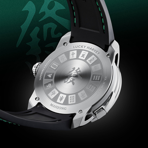 <span class=keywords><strong>Montre</strong></span> mécanique automatique Lucky Harvey pour <span class=keywords><strong>homme</strong></span>, bouton poussoir, cadran à 36 tuiles, luminescence verte, <span class=keywords><strong>montre</strong></span> sport à bracelet ZLS307 - Product Image 5