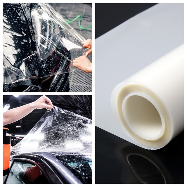 Ultra Clear High Gloss Paint Protection Film Durable TPU Protective Wrap With Hydrophobic and Anti Stain Performance