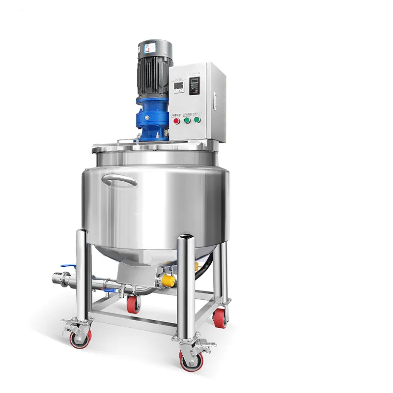 500L Aquecimento Elétrico Tanque De Mistura Gelatina Tanque De Fusão com Homogeneizador High Shear Mixer Misturador Industrial com Aquecedor