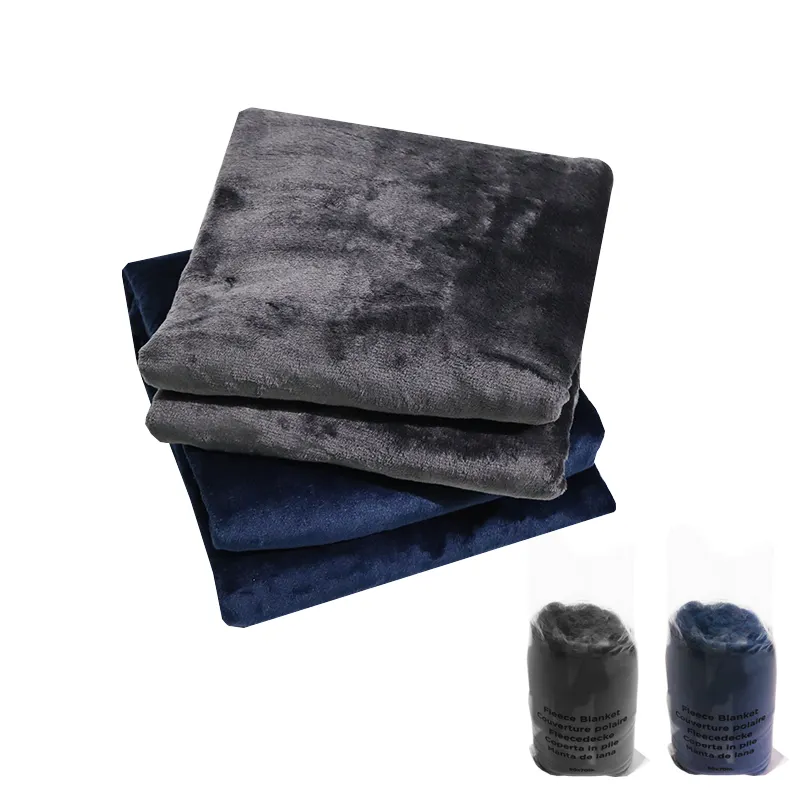 High Quality Custom Color Queen King Size Flannel Sherpa Fleece Thick Home Warm Winter Blanket